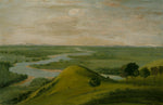 George Catlin:View of the Junction of the Red River and the ,16x12"(A3)Poster