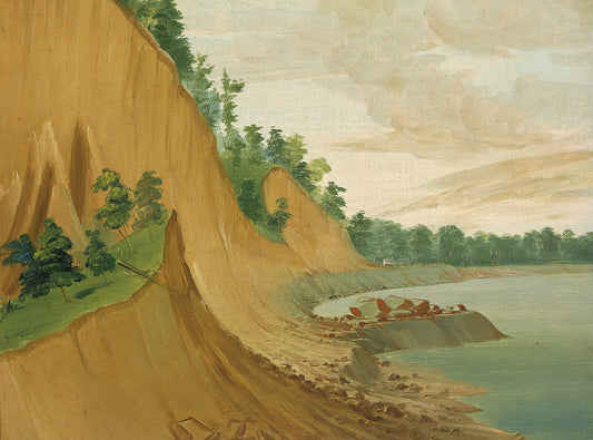 George Catlin:Cabane's Trading House, 930 Miles above St. Lo,16x12"(A3)Poster