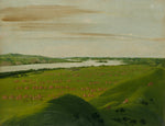 George Catlin:Fort Pierre, Mouth of the Teton River, 1200 Mi,16x12"(A3)Poster