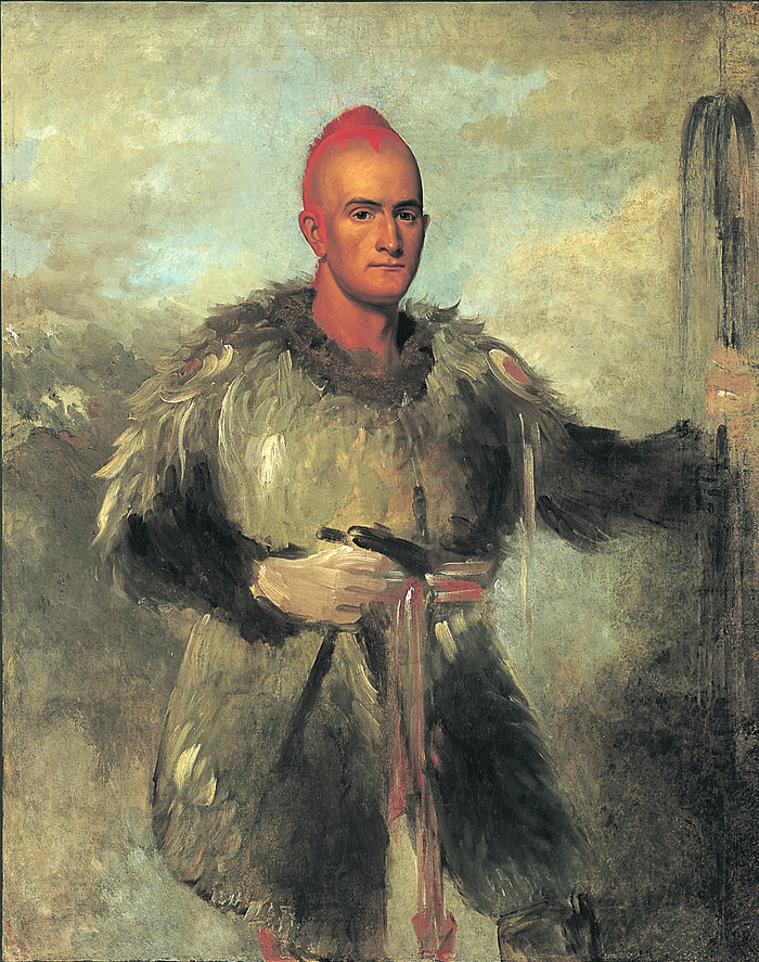 George Catlin:Theodore Burr Catlin, in Indian Costume,16x12