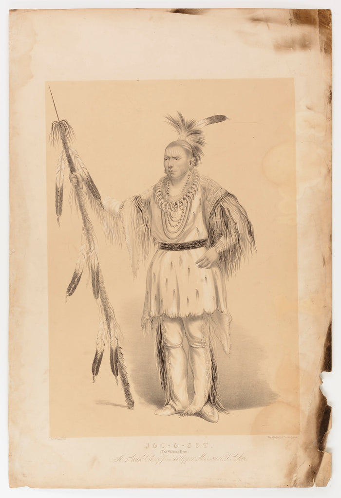 George Catlin:Joc-o-set, the Walking Bear,16x12