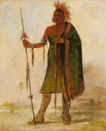 George Catlin:Wash-ím-pe-shee, Madman, a Distinguished Warr,16x12"(A3)Poster