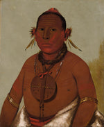 George Catlin:Wa-sáw-me-saw, Roaring Thunder, Youngest Son ,16x12"(A3)Poster