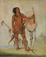 George Catlin:His-oo-sán-chees, Little Spaniard, a Warrior,16x12"(A3)Poster