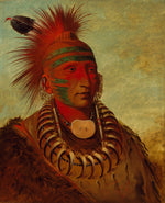 George Catlin:No-ho-mun-ya, One Who Gives No Attention,16x12"(A3)Poster