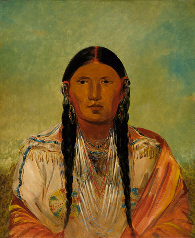 George Catlin:Ru-ton-wee-me, Pigeon on the Wing,16x12"(A3)Poster