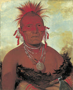 George Catlin:Shón-ka-ki-he-ga, Horse Chief, Grand Pawnee H,16x12"(A3)Poster