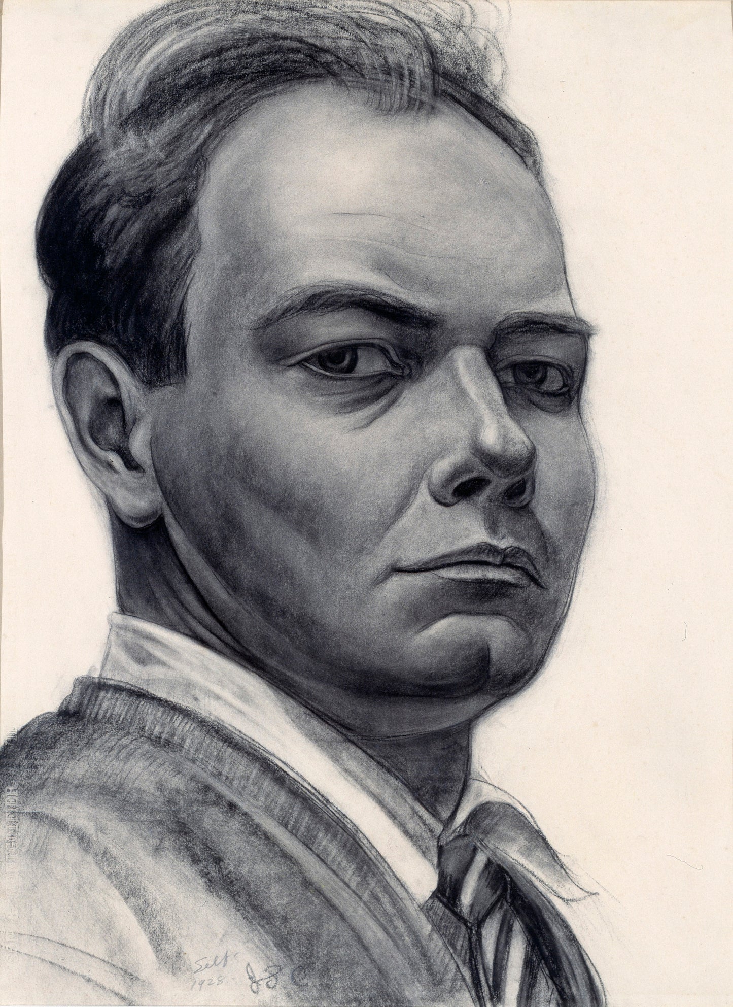John Steuart Curry:Self-Portrait,16x12"(A3)Poster