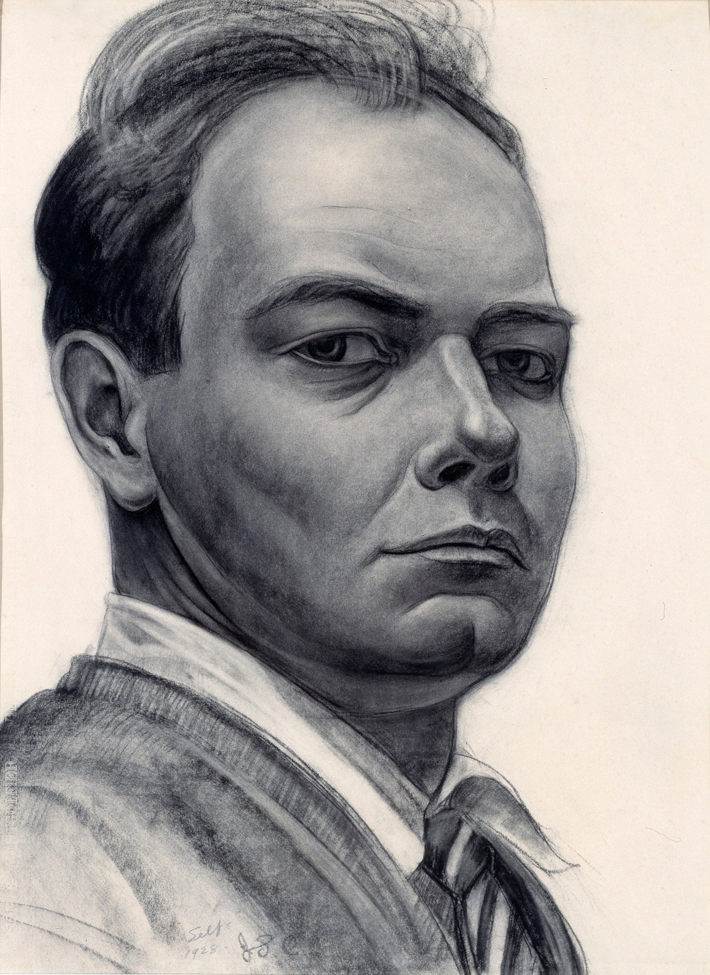 John Steuart Curry:Self-Portrait,16x12"(A3)Poster