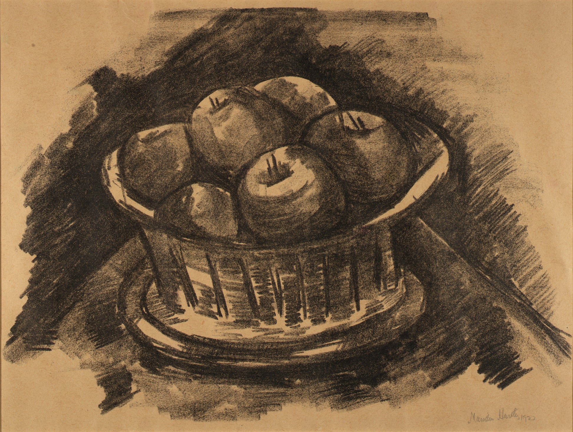 Marsden Hartley:Apples in Basket,16x12"(A3)Poster