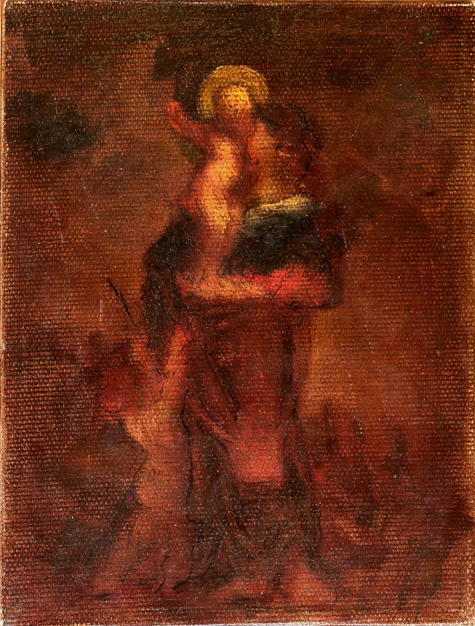 Robert Loftin Newman:The Holy Family,16x12"(A3)Poster