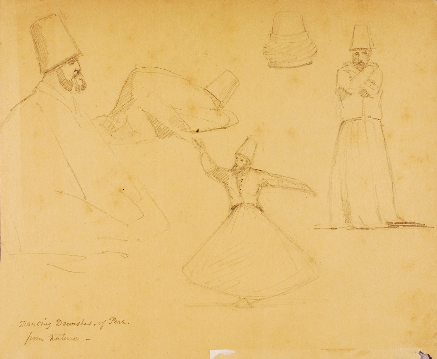 Miner Kilbourne Kellogg:Dancing Dervishes of Pera,16x12"(A3)Poster