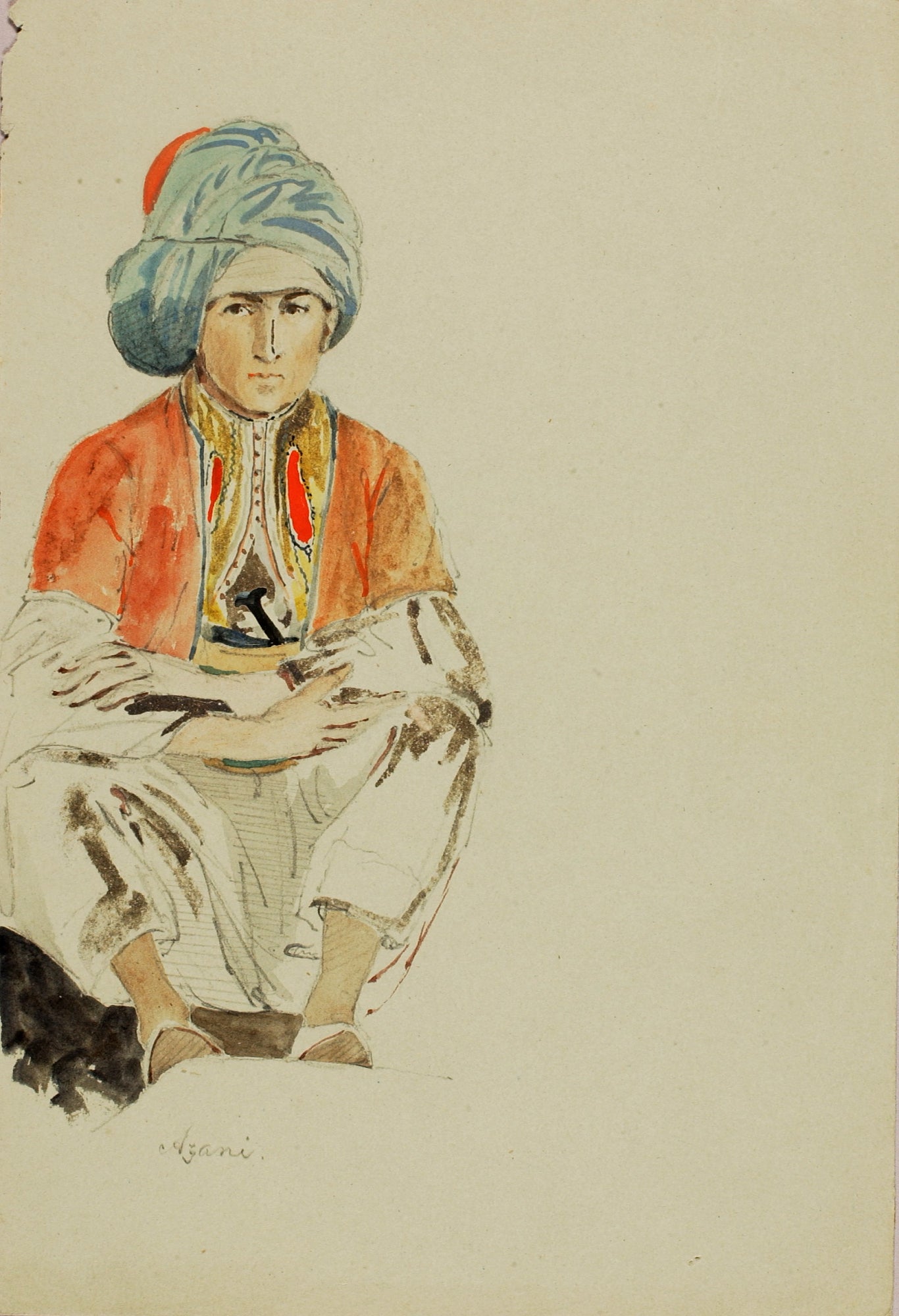 Miner Kilbourne Kellogg:Man, Azani,16x12"(A3)Poster