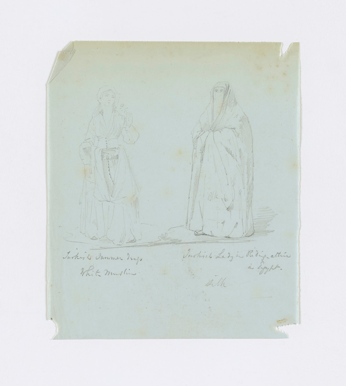 Miner Kilbourne Kellogg:Turkish Woman (summer dress/riding a,16x12"(A3)Poster