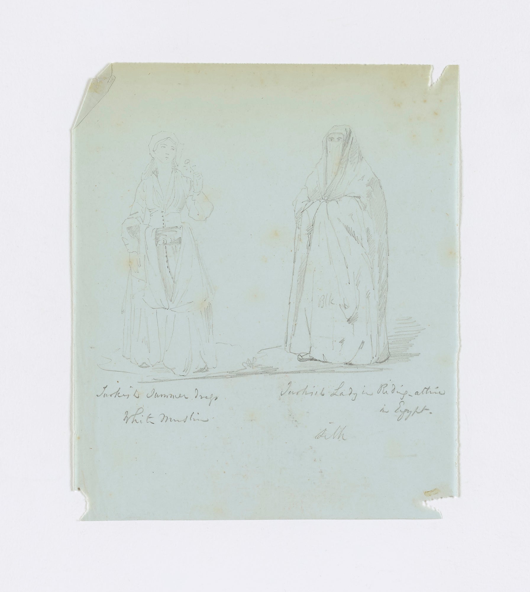 Miner Kilbourne Kellogg:Turkish Woman (summer dress/riding a,16x12"(A3)Poster