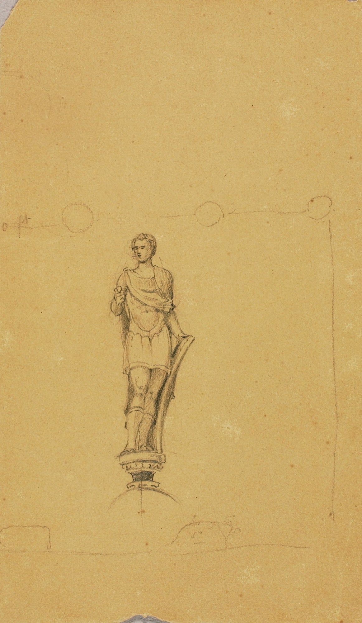 Miner Kilbourne Kellogg:Statue of Hadrian,16x12"(A3)Poster