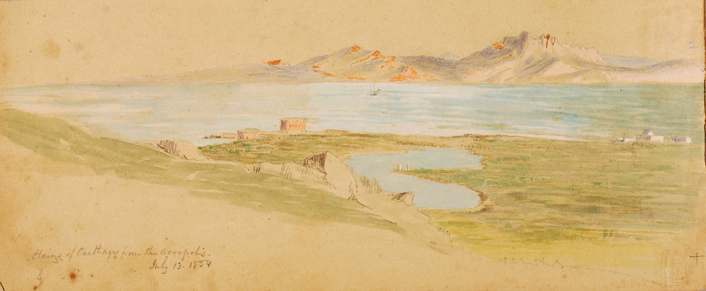 Miner Kilbourne Kellogg:Plains of Carthage,16x12"(A3)Poster
