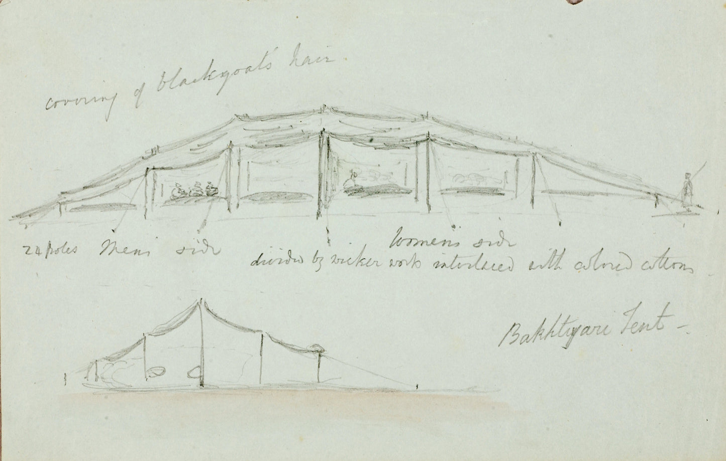 Miner Kilbourne Kellogg:Bakhtyari Tent,16x12"(A3)Poster