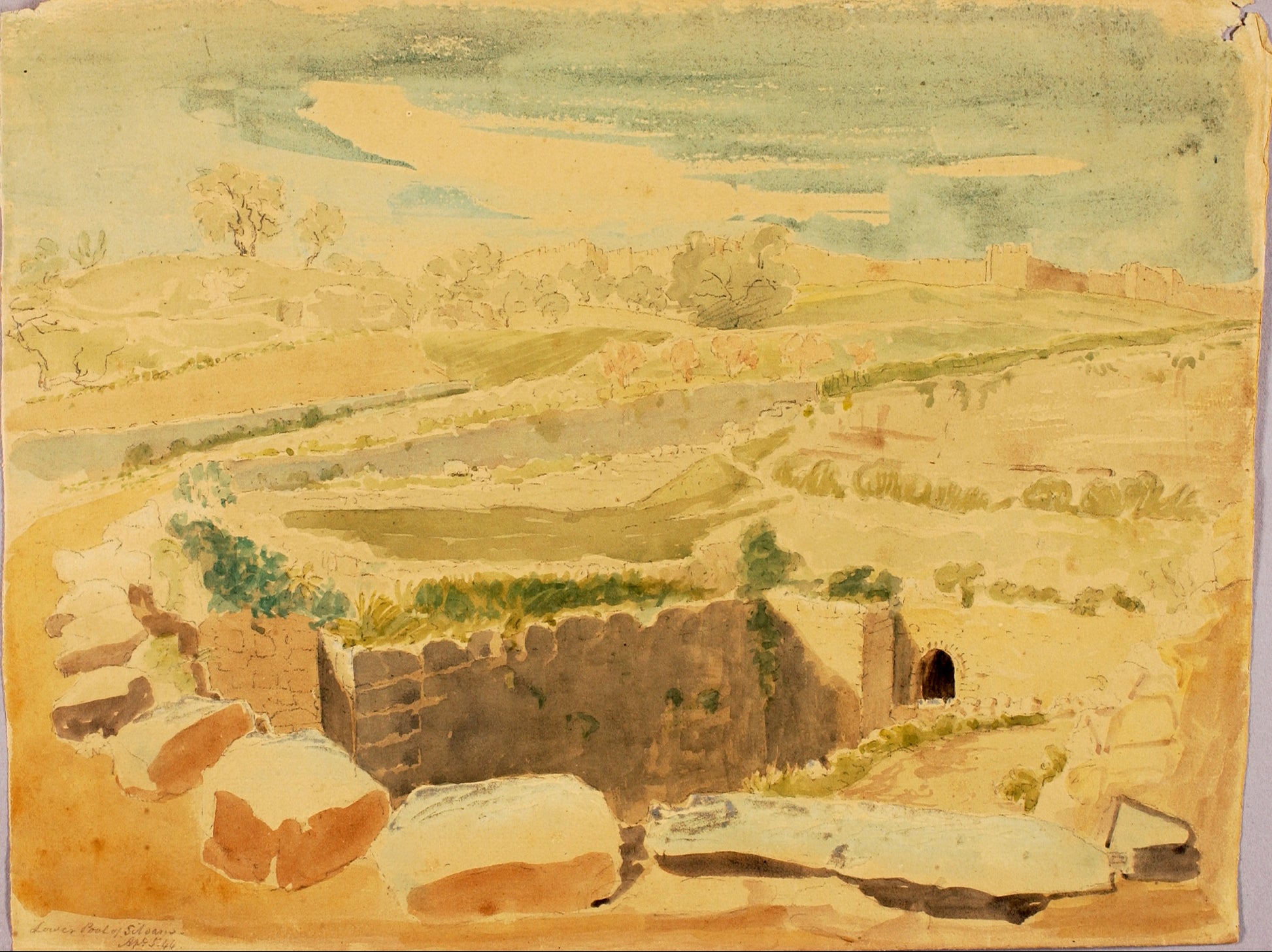 Miner Kilbourne Kellogg:Lower Pool at Silvaro,16x12"(A3)Poster