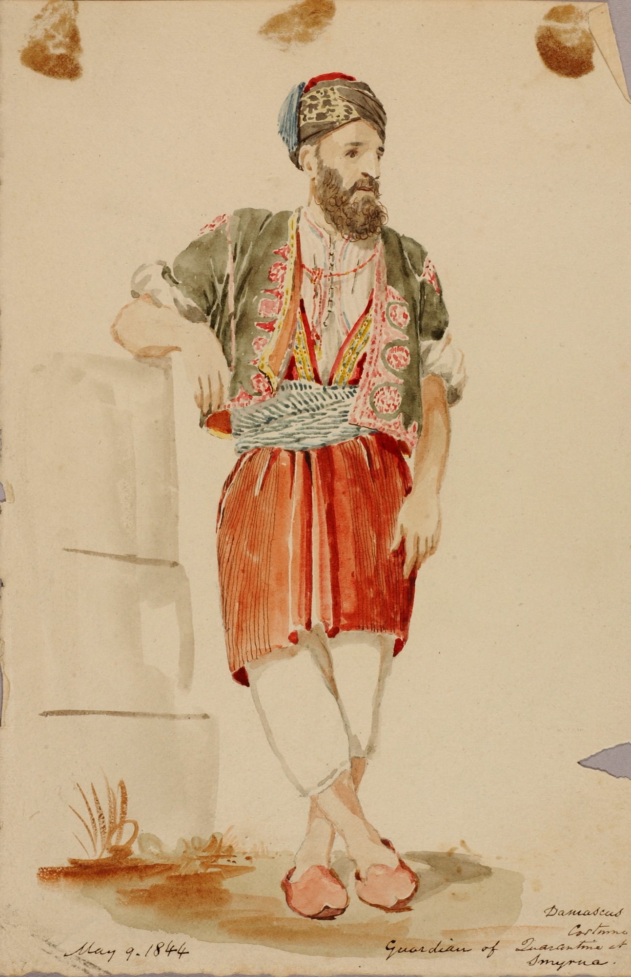 Miner Kilbourne Kellogg:Damascus Costume,16x12"(A3)Poster