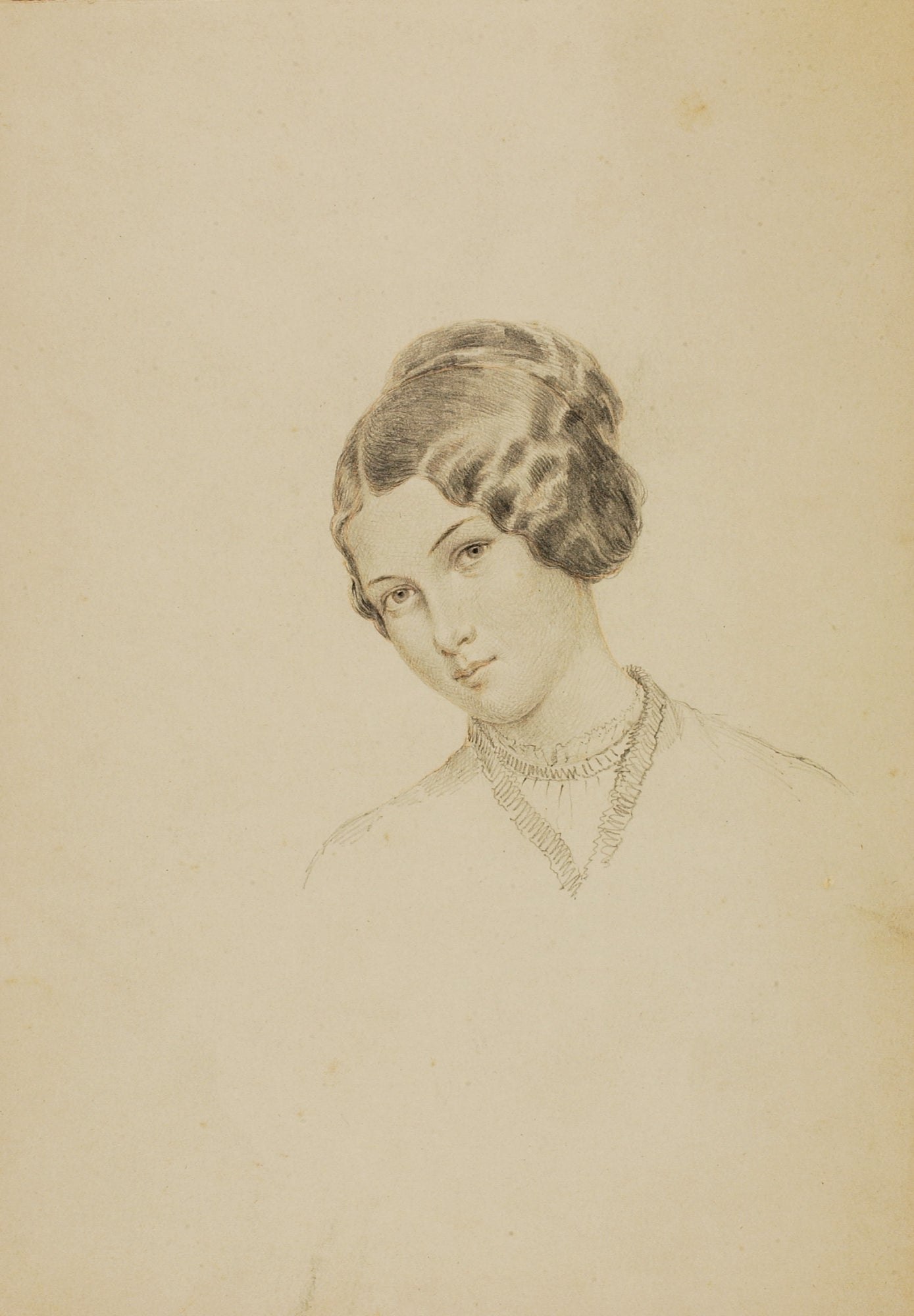 Miner Kilbourne Kellogg:Head of a Lady,16x12"(A3)Poster