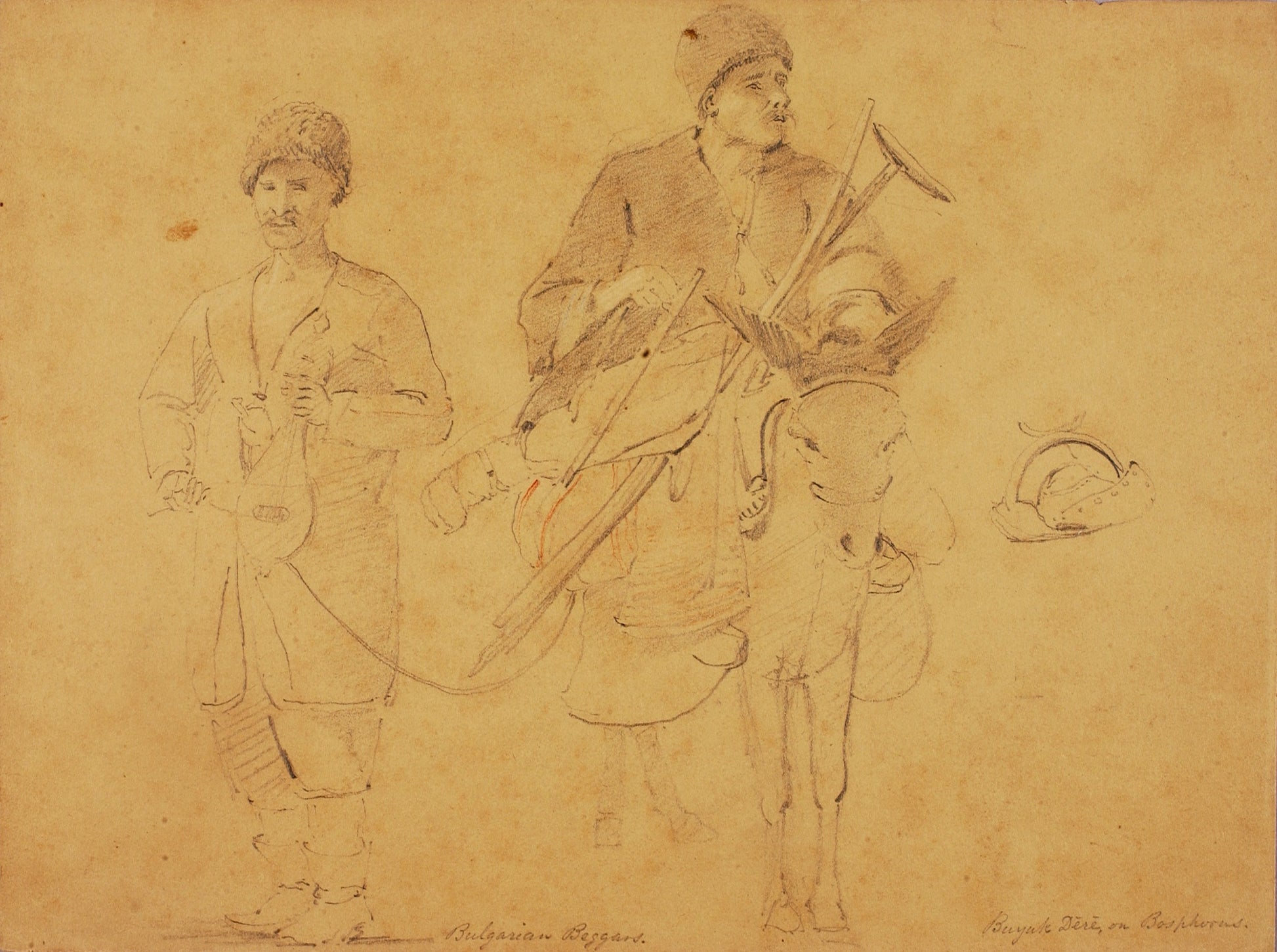 Miner Kilbourne Kellogg:Bulgarian Beggars,16x12"(A3)Poster