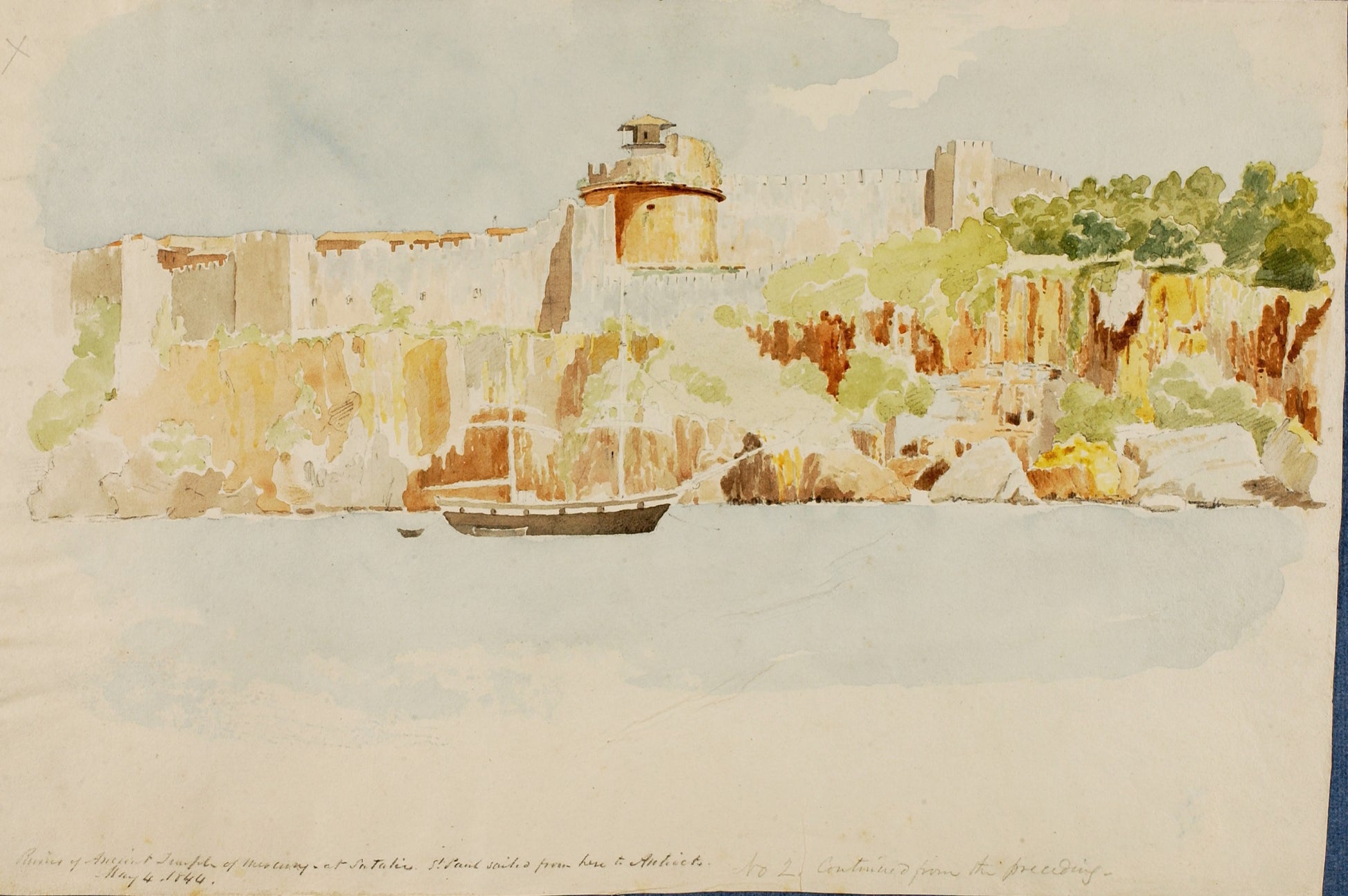 Miner Kilbourne Kellogg:Temple of Mercury,16x12"(A3)Poster