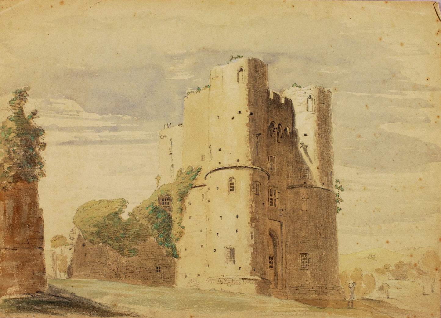 Miner Kilbourne Kellogg:Saltwood Castle,16x12"(A3)Poster