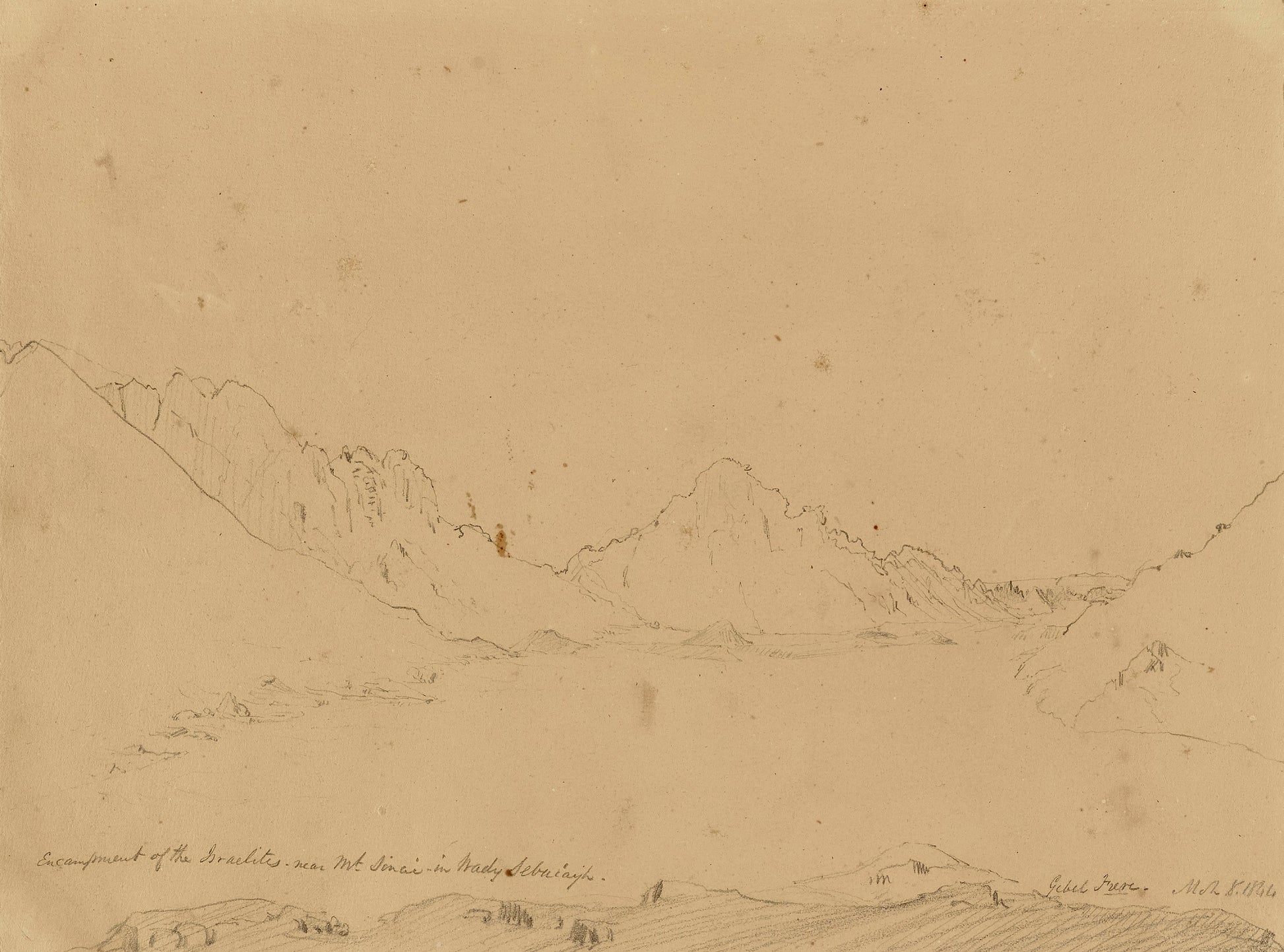 Miner Kilbourne Kellogg:Mt. Sinai,16x12"(A3)Poster