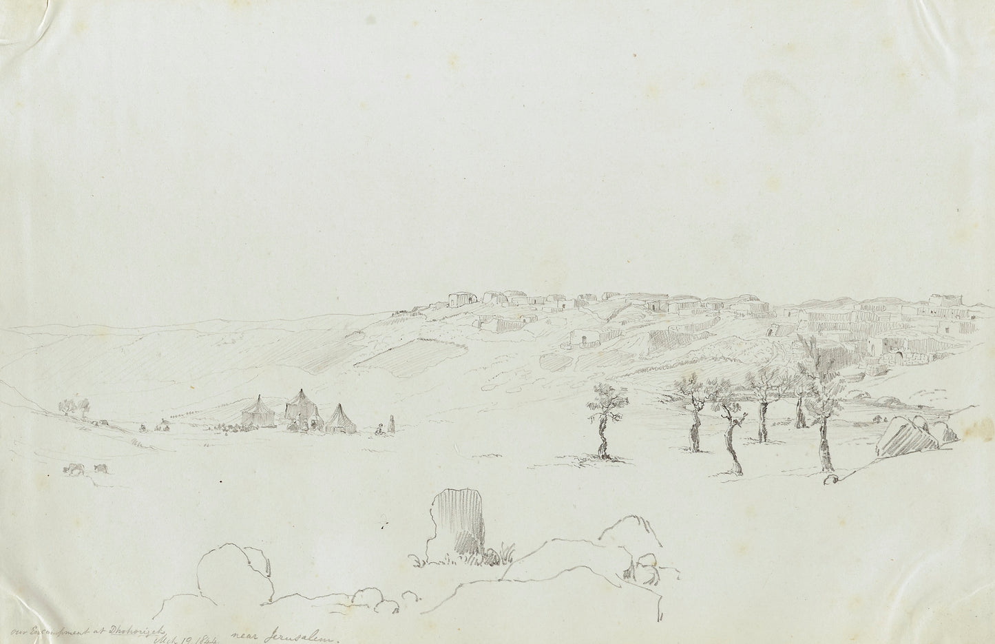 Miner Kilbourne Kellogg:Near Jerusalem,16x12"(A3)Poster