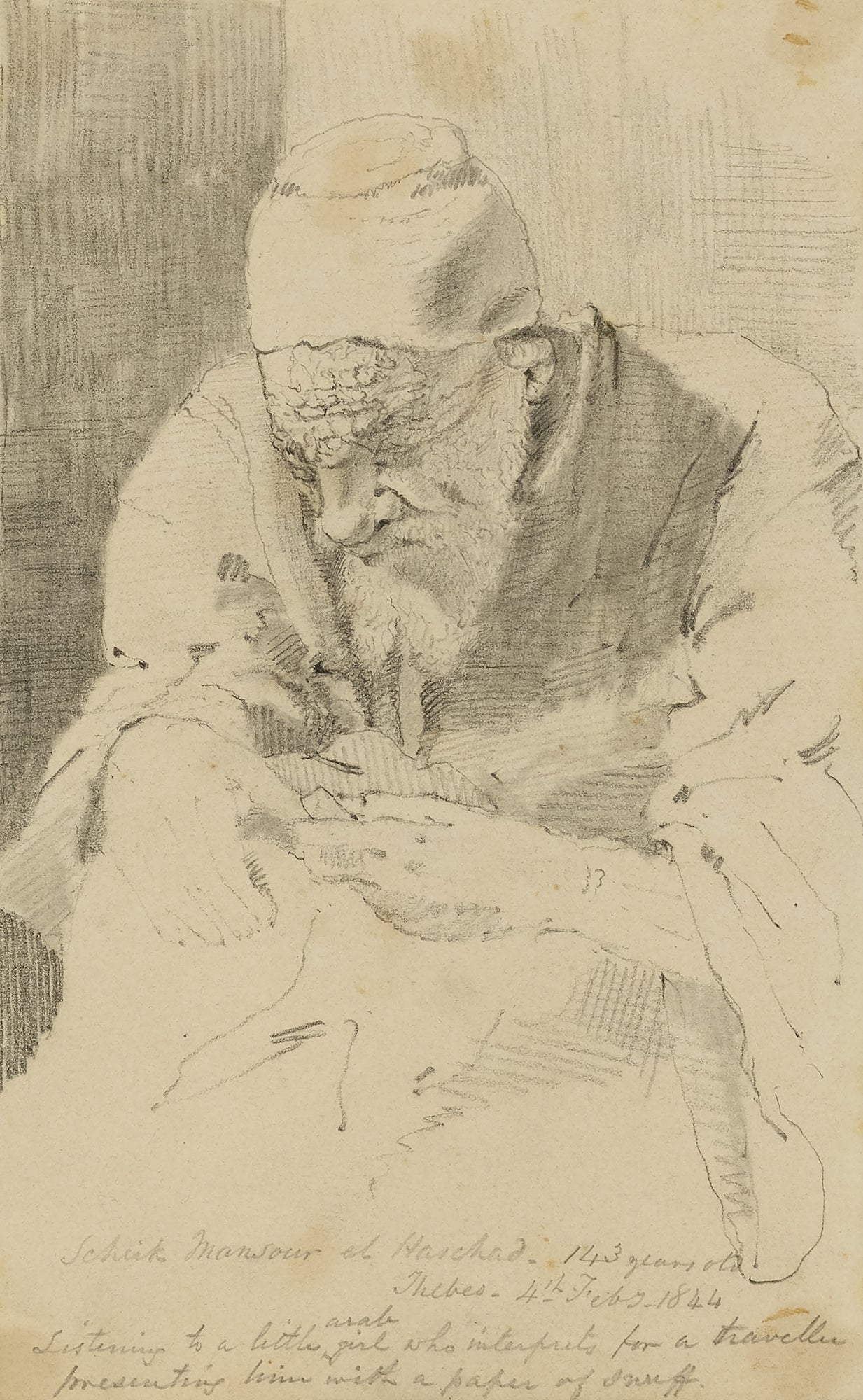 Miner Kilbourne Kellogg:Sheik Mansour of Harchad,16x12"(A3)Poster