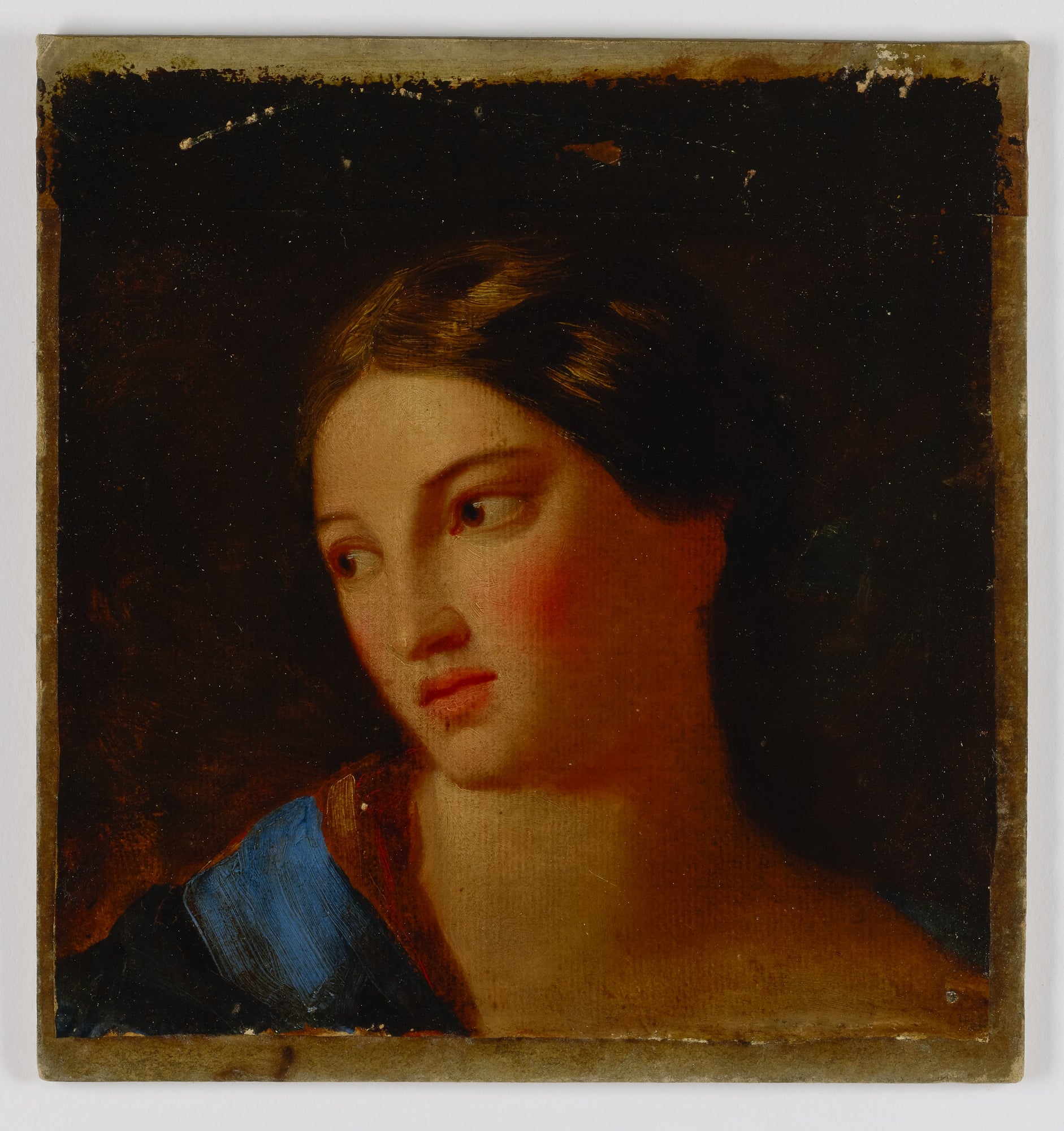 Miner Kilbourne Kellogg:Head of a Woman,16x12"(A3)Poster