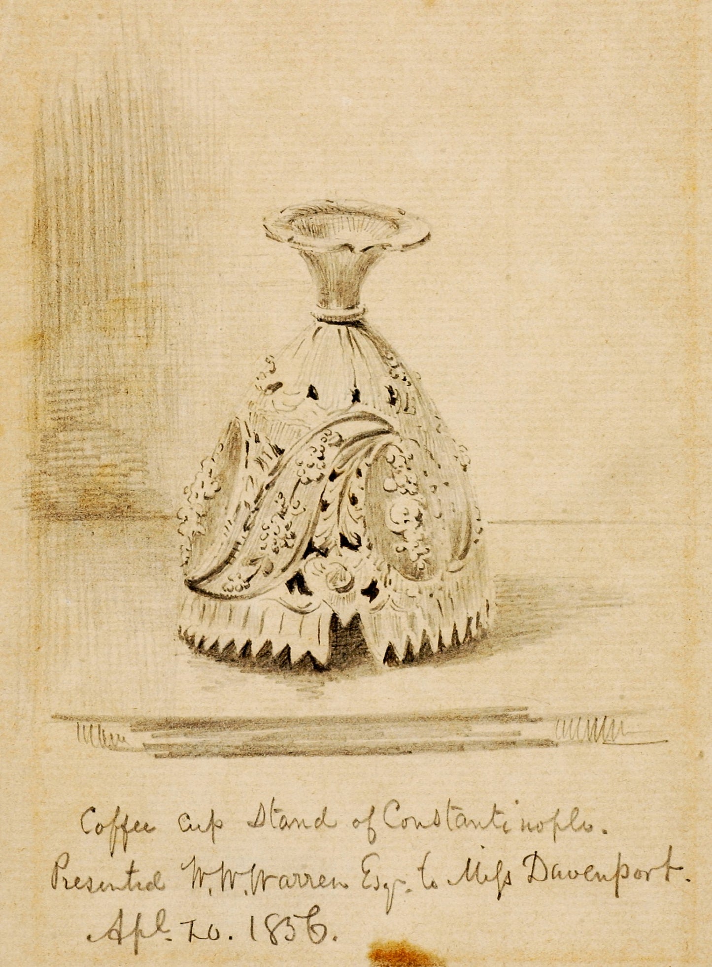 Miner Kilbourne Kellogg:Coffee Cup Stand of Constantinople,16x12"(A3)Poster