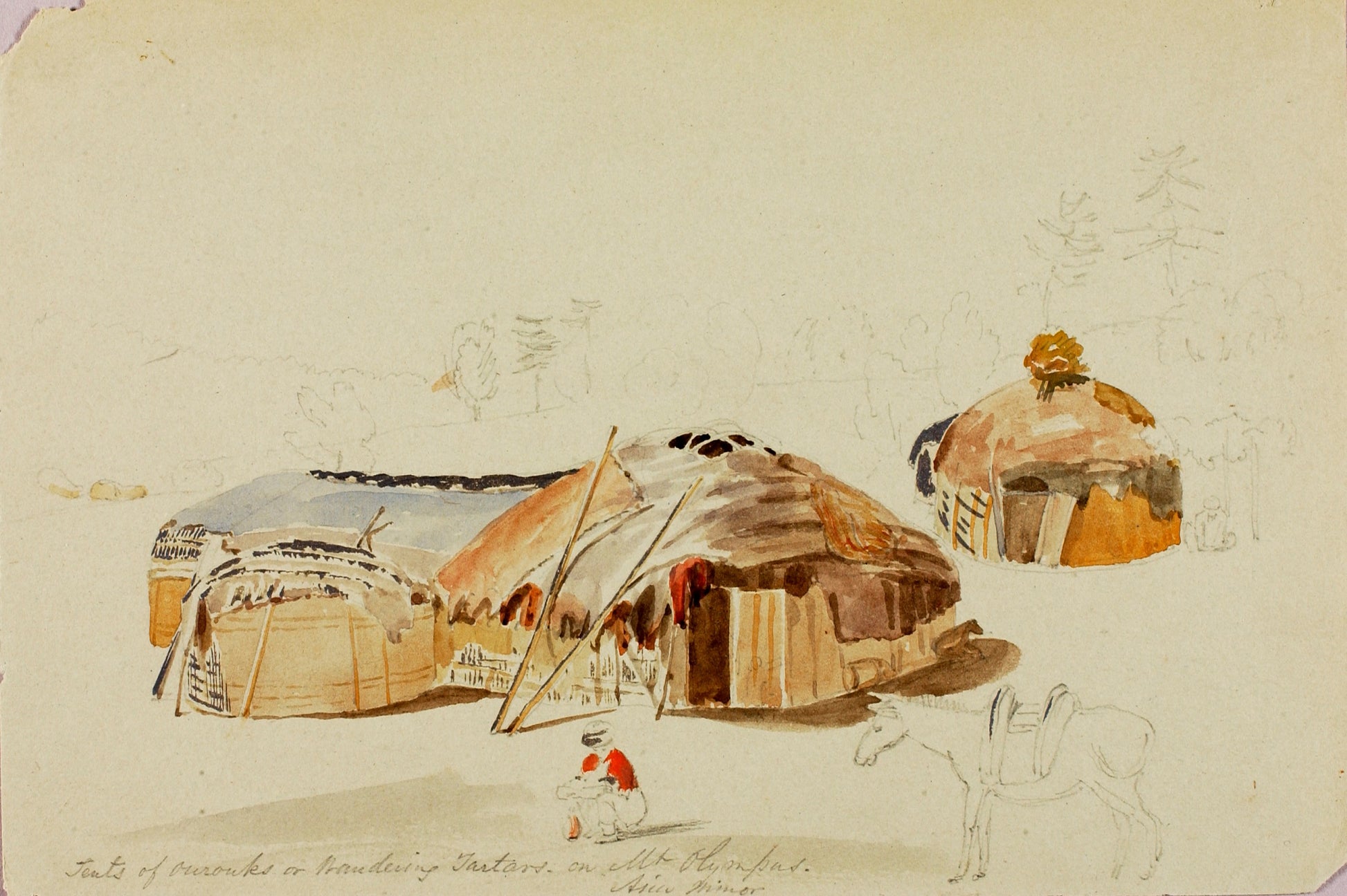 Miner Kilbourne Kellogg:Tents of Ourouks,16x12"(A3)Poster