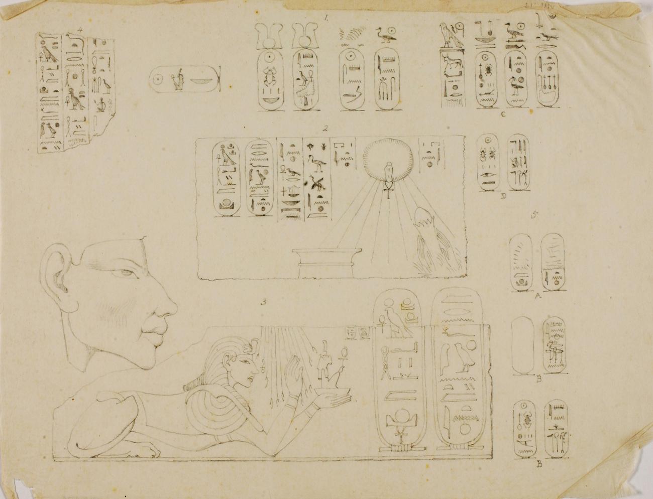 Miner Kilbourne Kellogg:Hieroglyphics,16x12"(A3)Poster