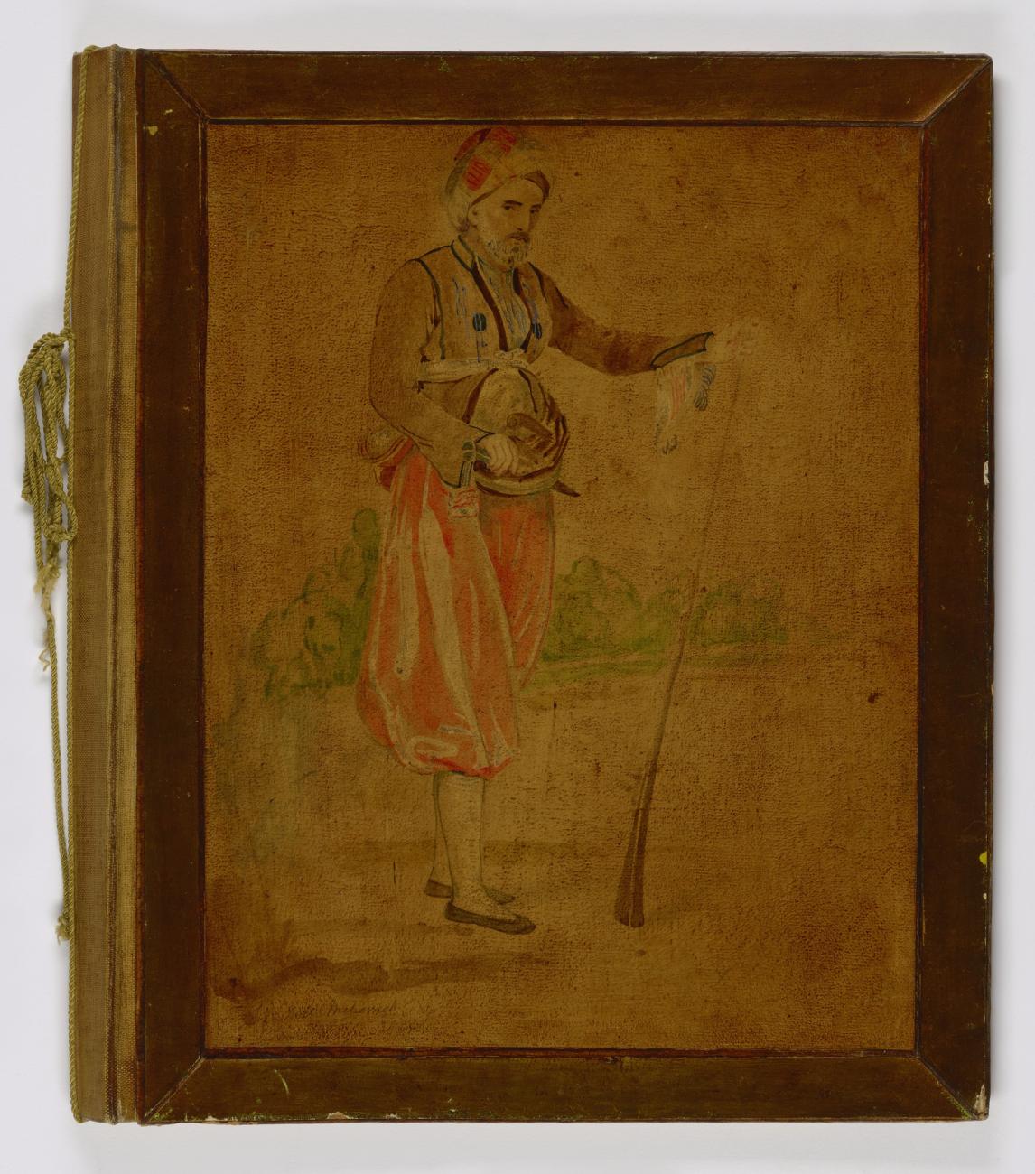Miner Kilbourne Kellogg:Turkish Soldier (Painted Album Cover,16x12"(A3)Poster