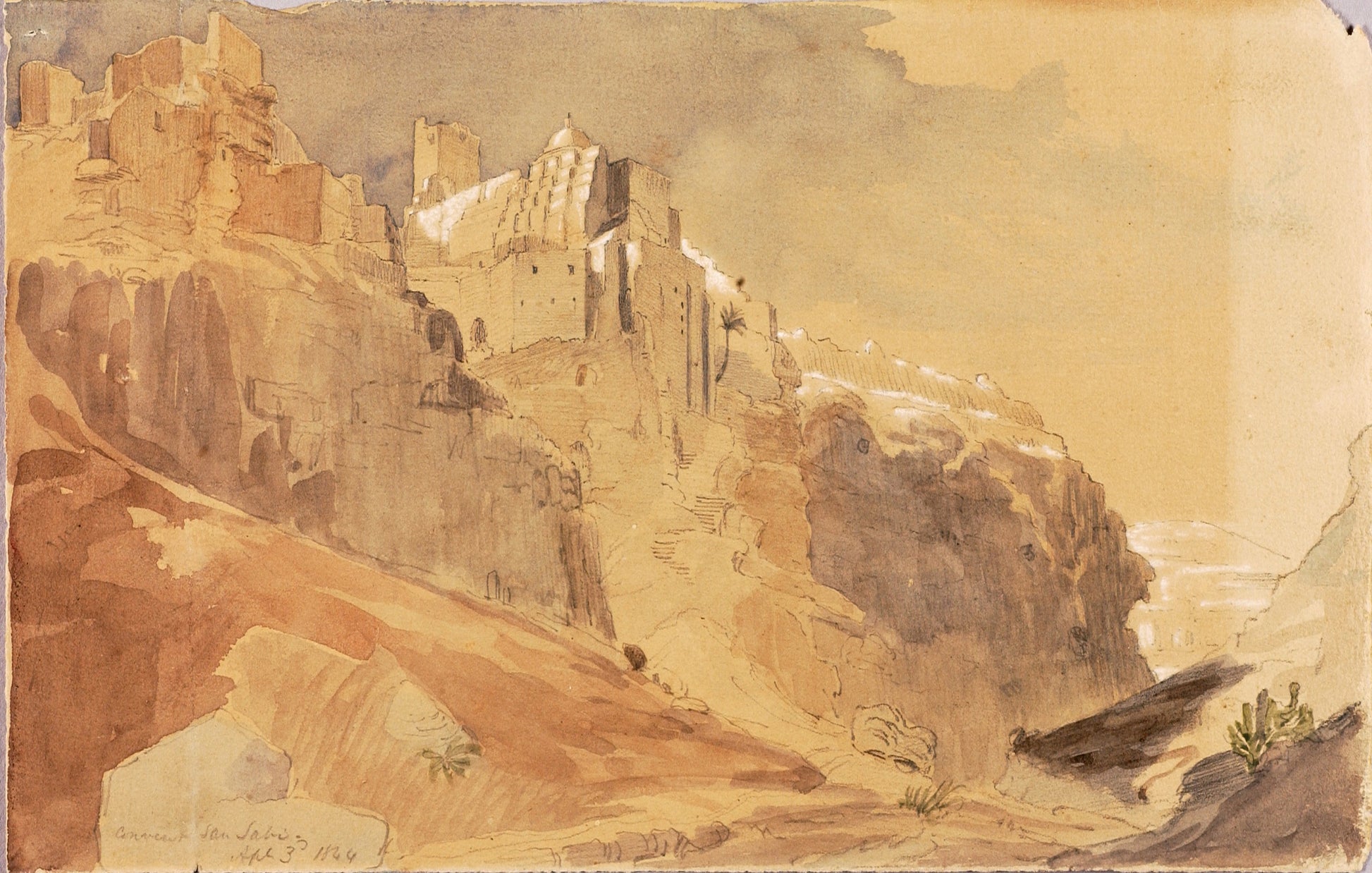Miner Kilbourne Kellogg:Convent of San Sabi,16x12"(A3)Poster