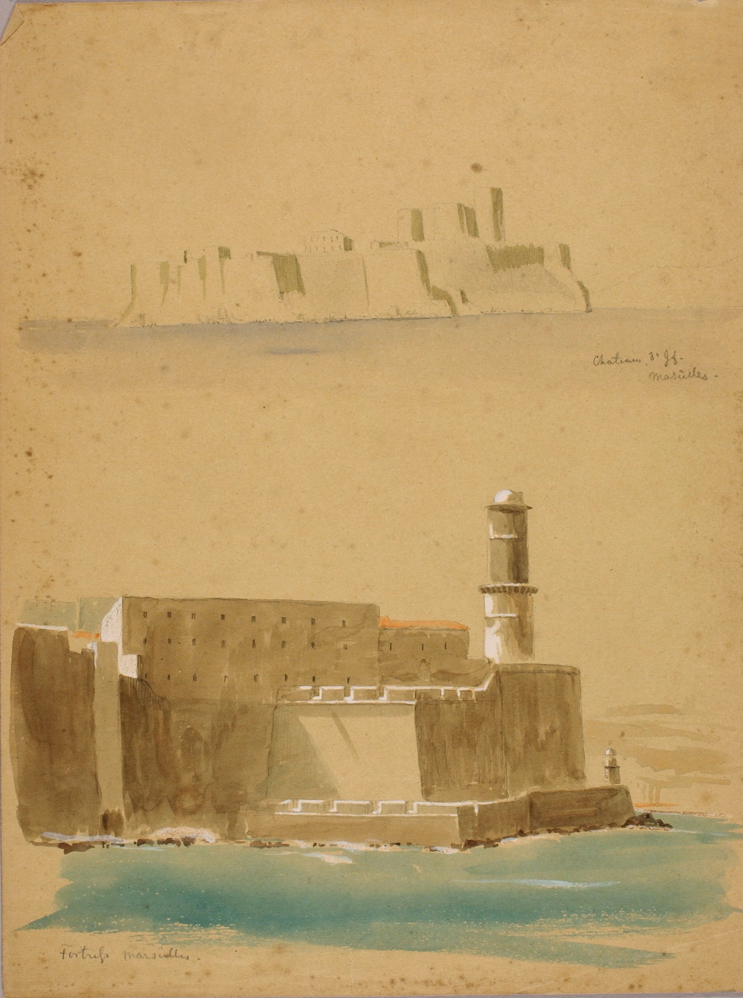 Miner Kilbourne Kellogg:Marseilles,16x12"(A3)Poster