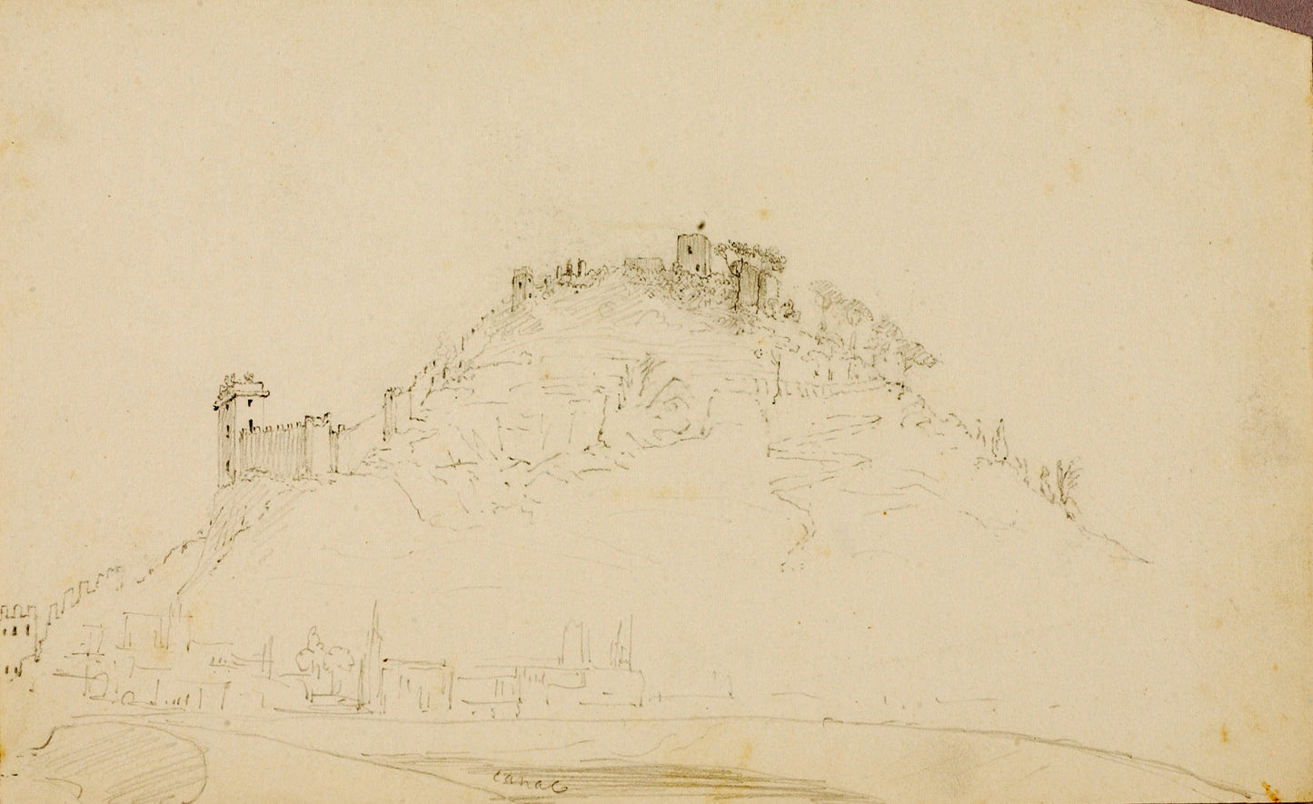 Miner Kilbourne Kellogg:Ancient Fortress near Monselice,16x12"(A3)Poster