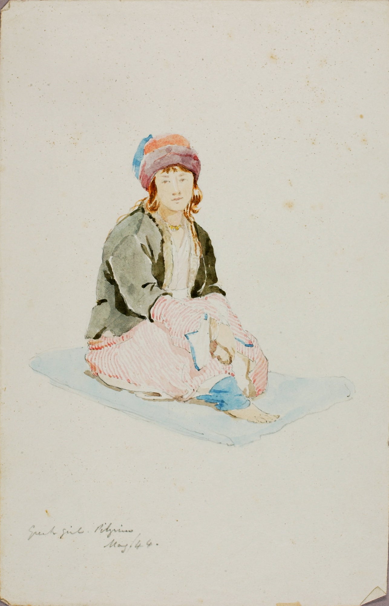 Miner Kilbourne Kellogg:Greek Girl (Pilgrim),16x12"(A3)Poster