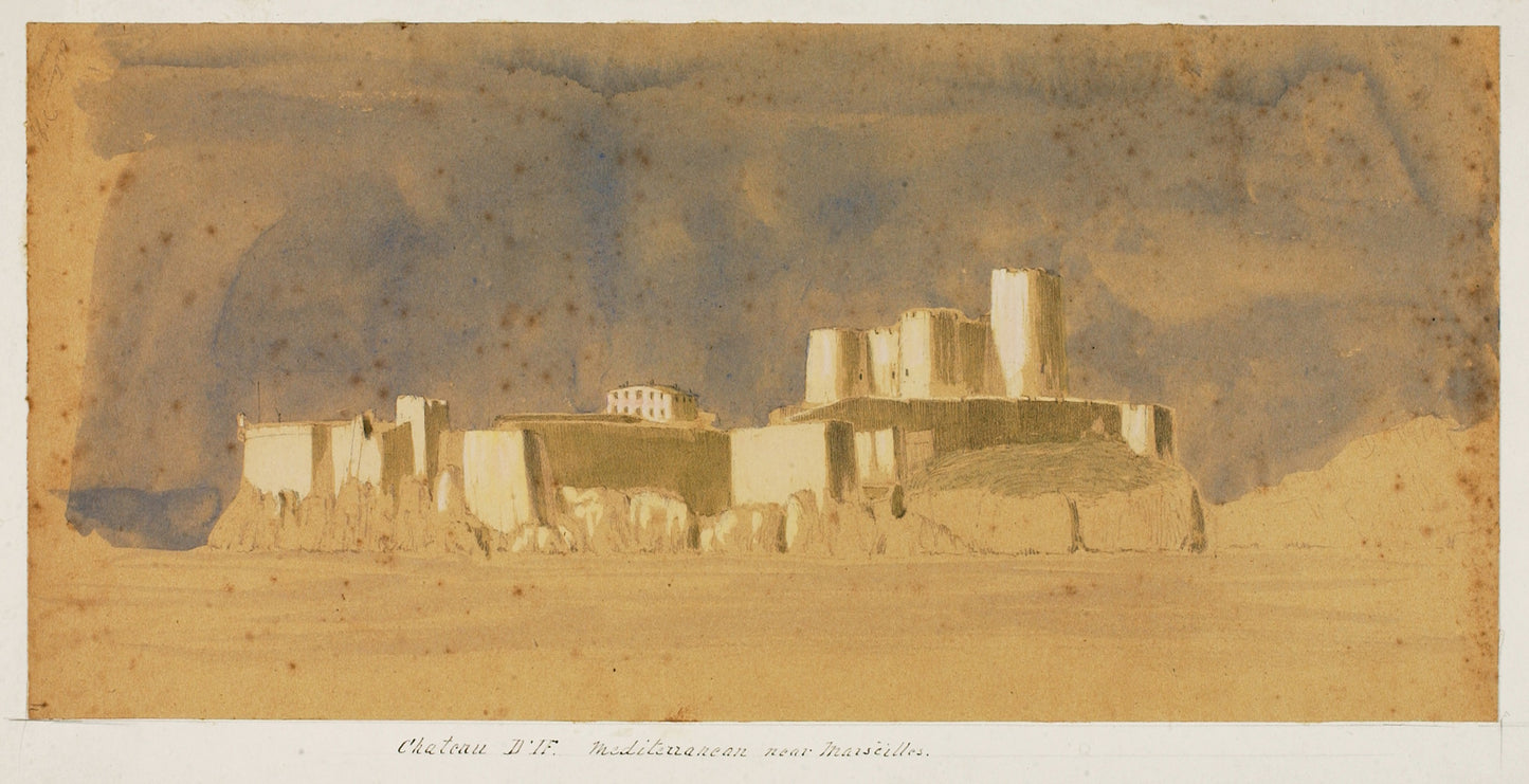 Miner Kilbourne Kellogg:Chateau D'If,16x12"(A3)Poster