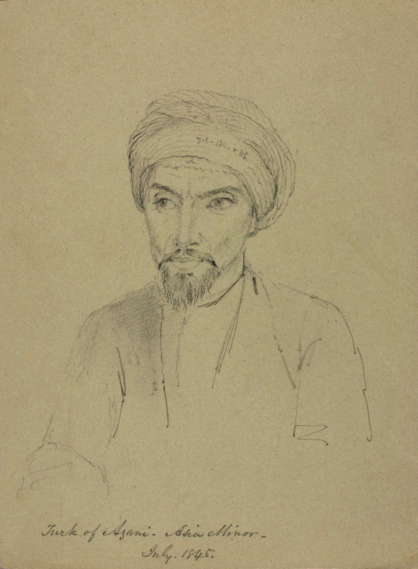 Miner Kilbourne Kellogg:Turk of Azani, Asia Minor,16x12"(A3)Poster