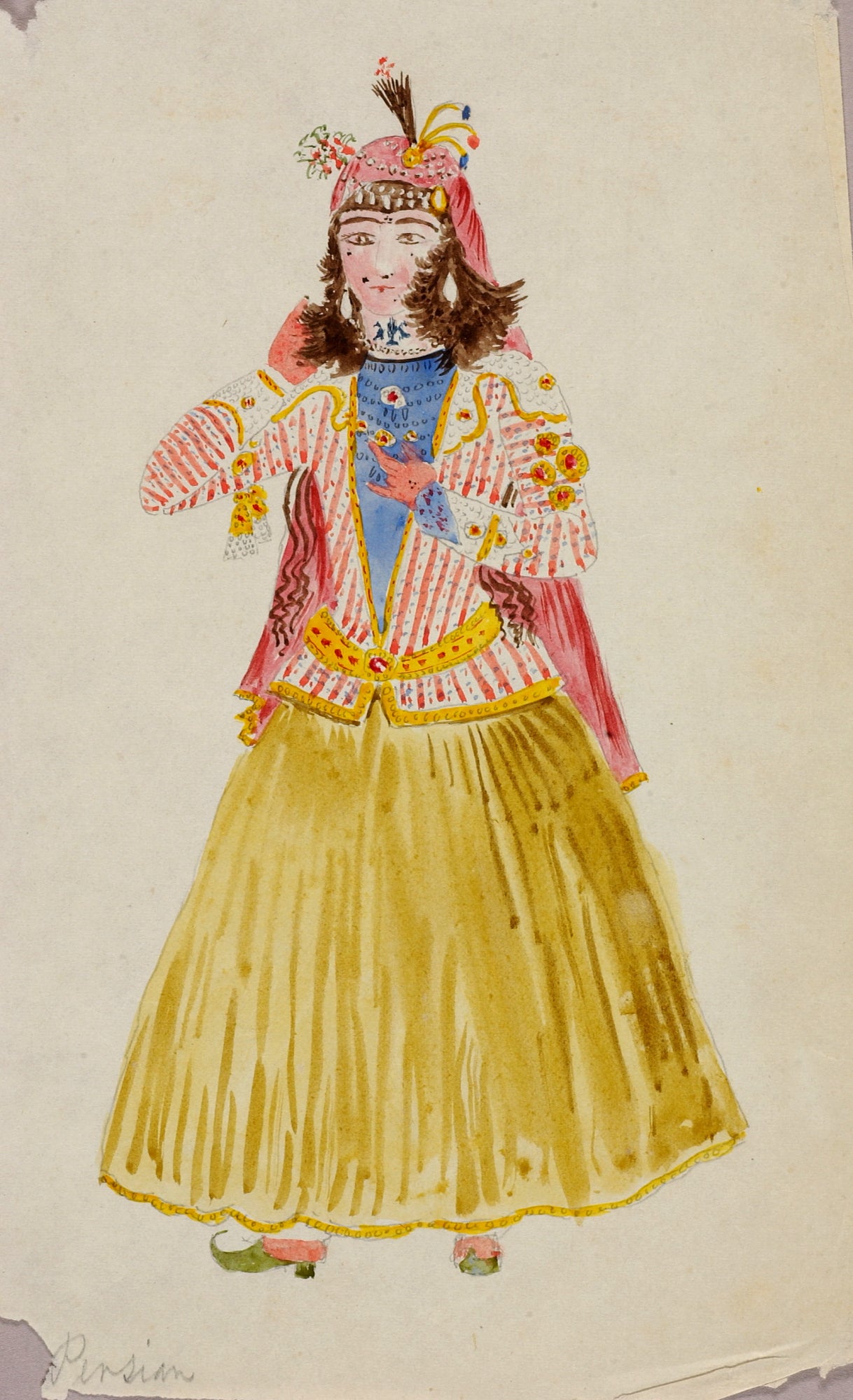 Miner Kilbourne Kellogg:Persian Girl,16x12"(A3)Poster
