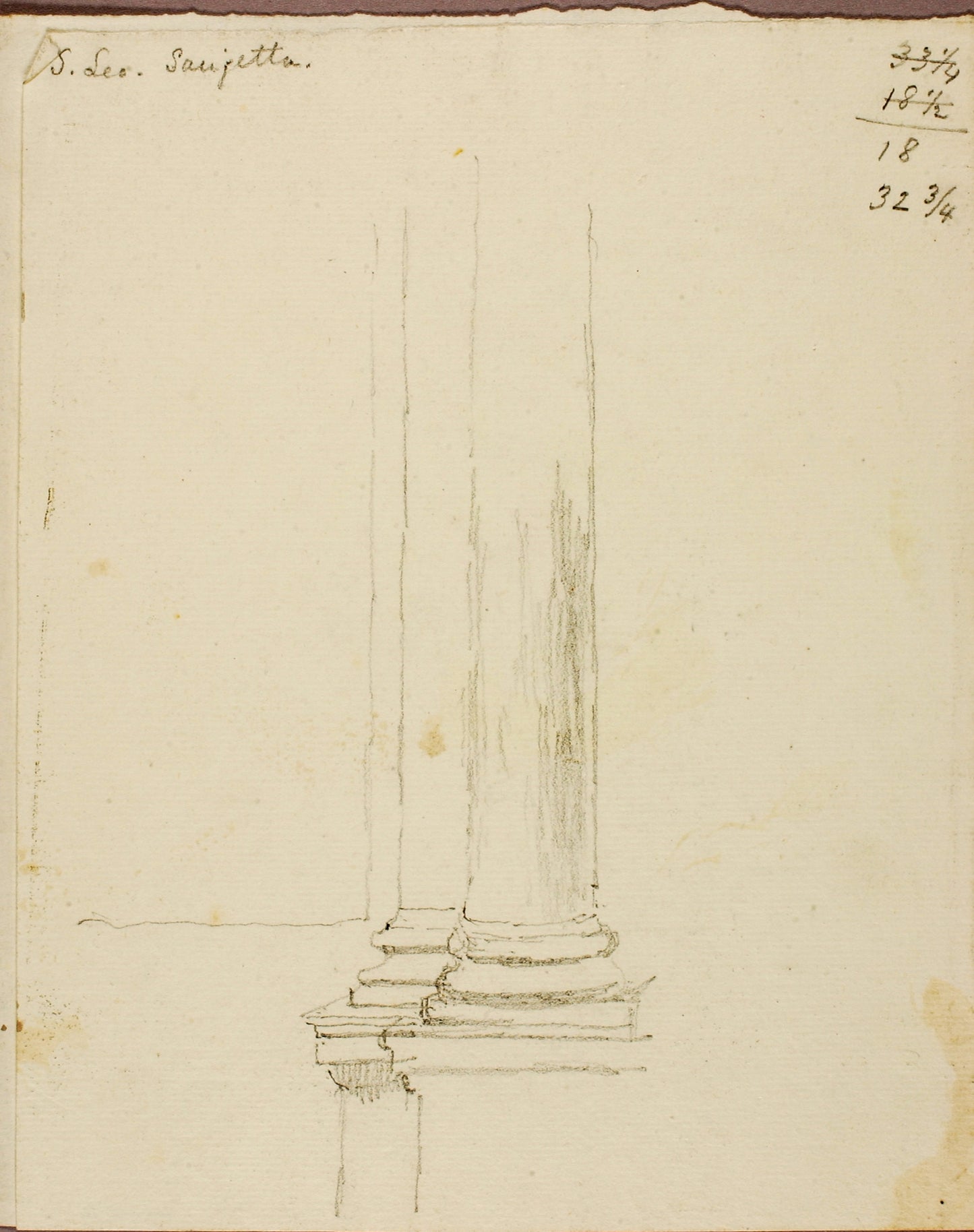 Miner Kilbourne Kellogg:Study (Columns),16x12"(A3)Poster