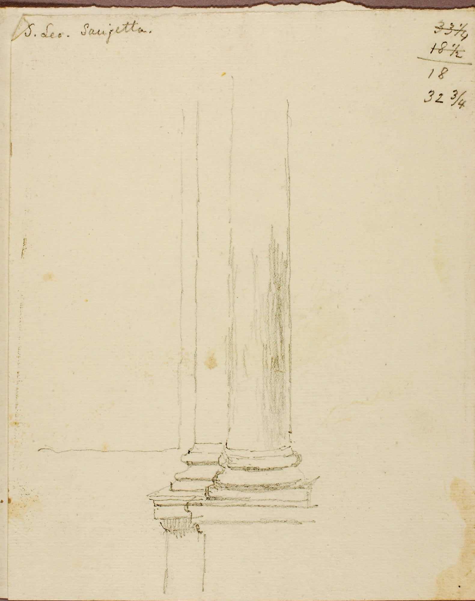 Miner Kilbourne Kellogg:Study (Columns),16x12"(A3)Poster