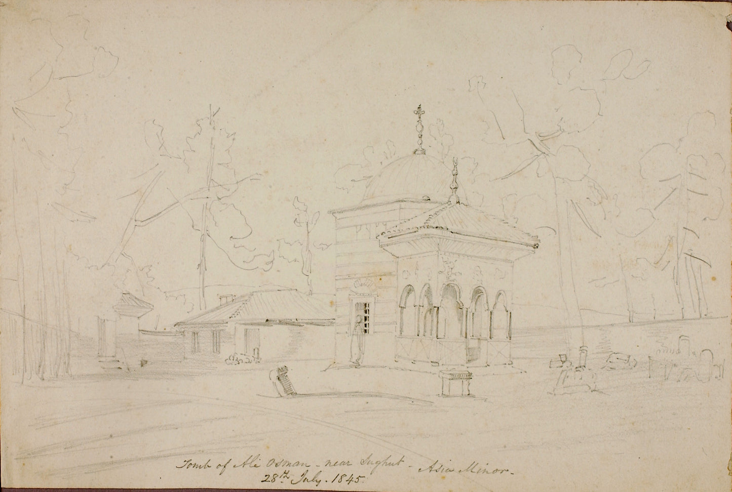 Miner Kilbourne Kellogg:Tomb of Ali Osman,16x12"(A3)Poster