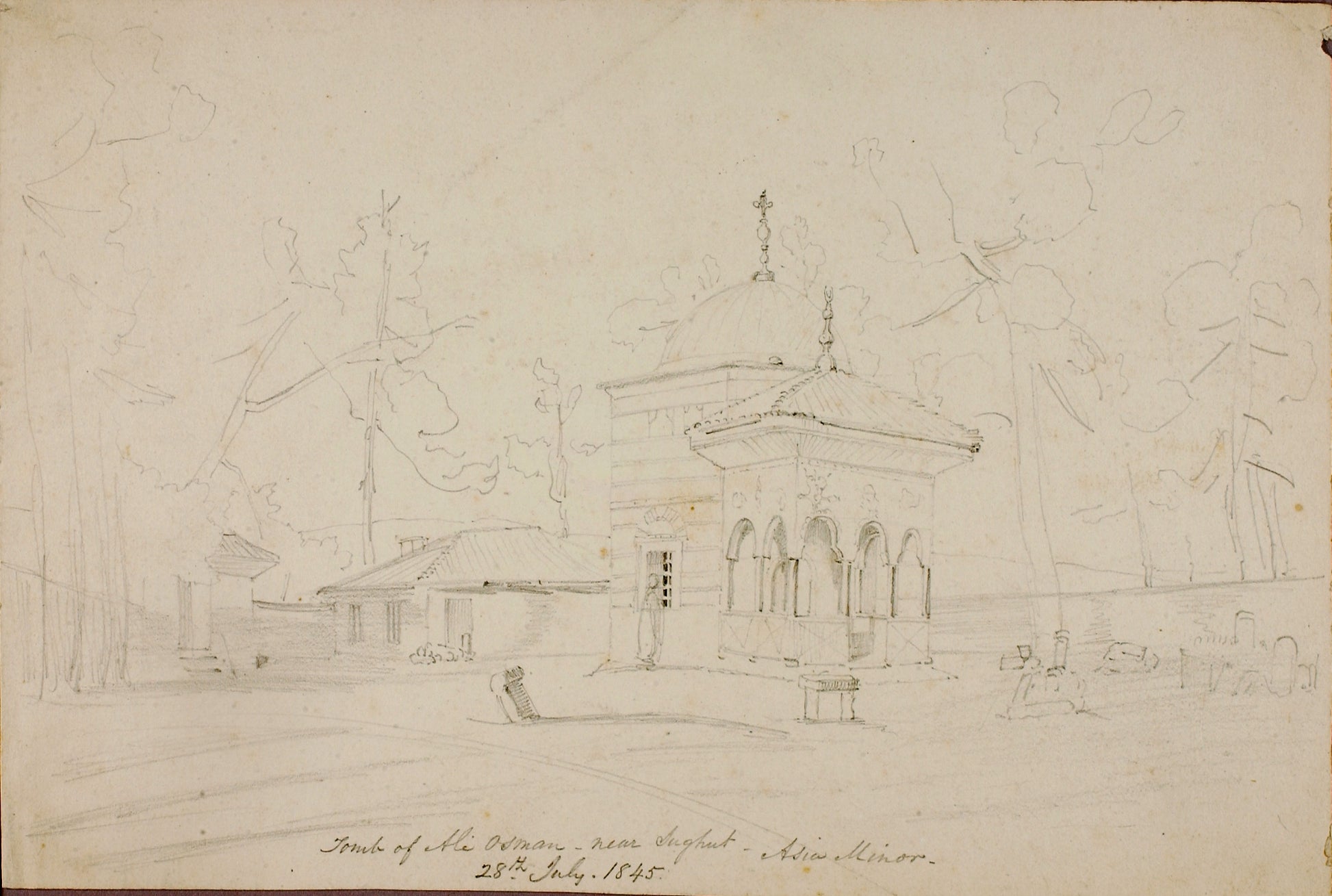 Miner Kilbourne Kellogg:Tomb of Ali Osman,16x12"(A3)Poster