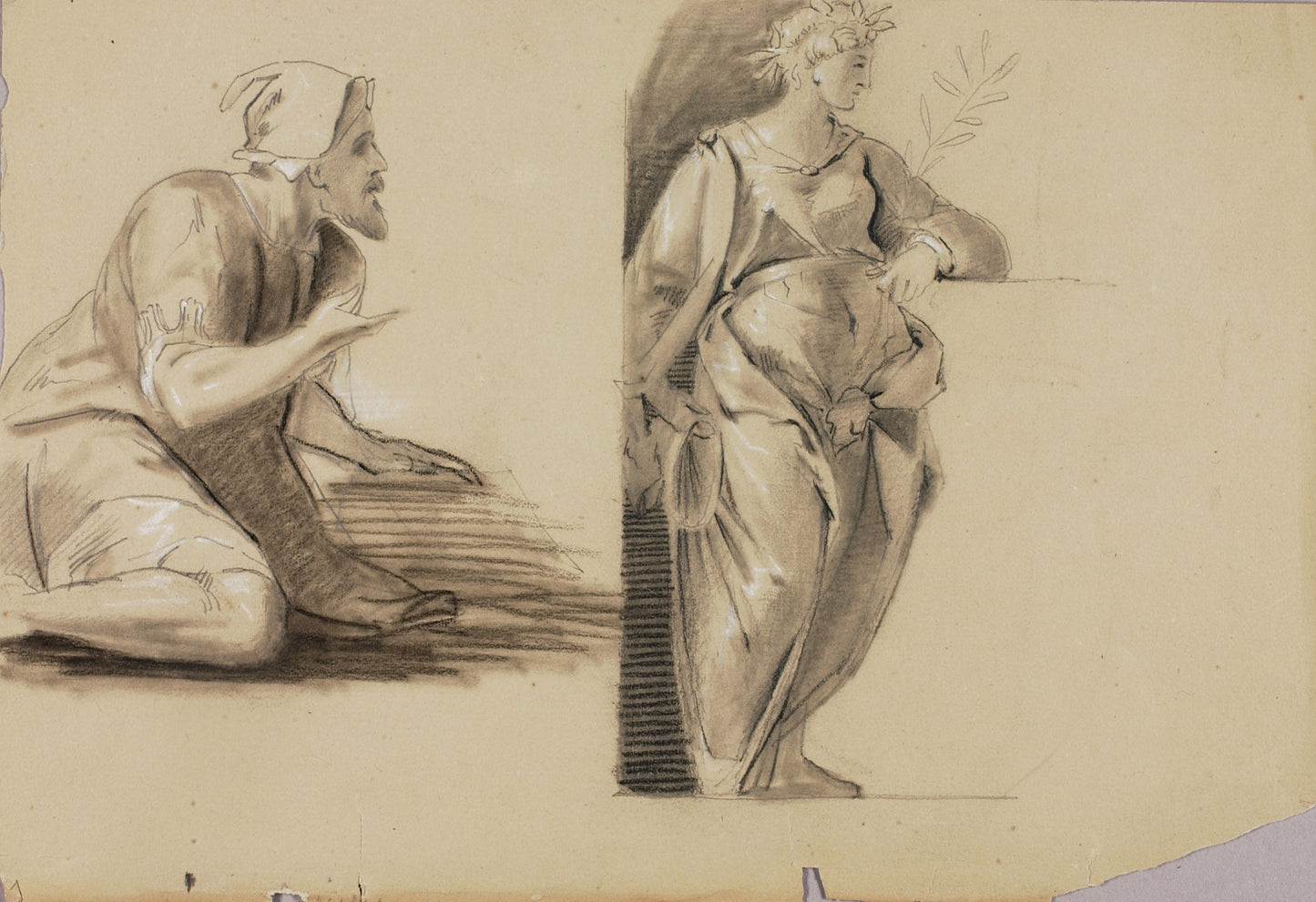 Miner Kilbourne Kellogg:Figure Studies,16x12"(A3)Poster