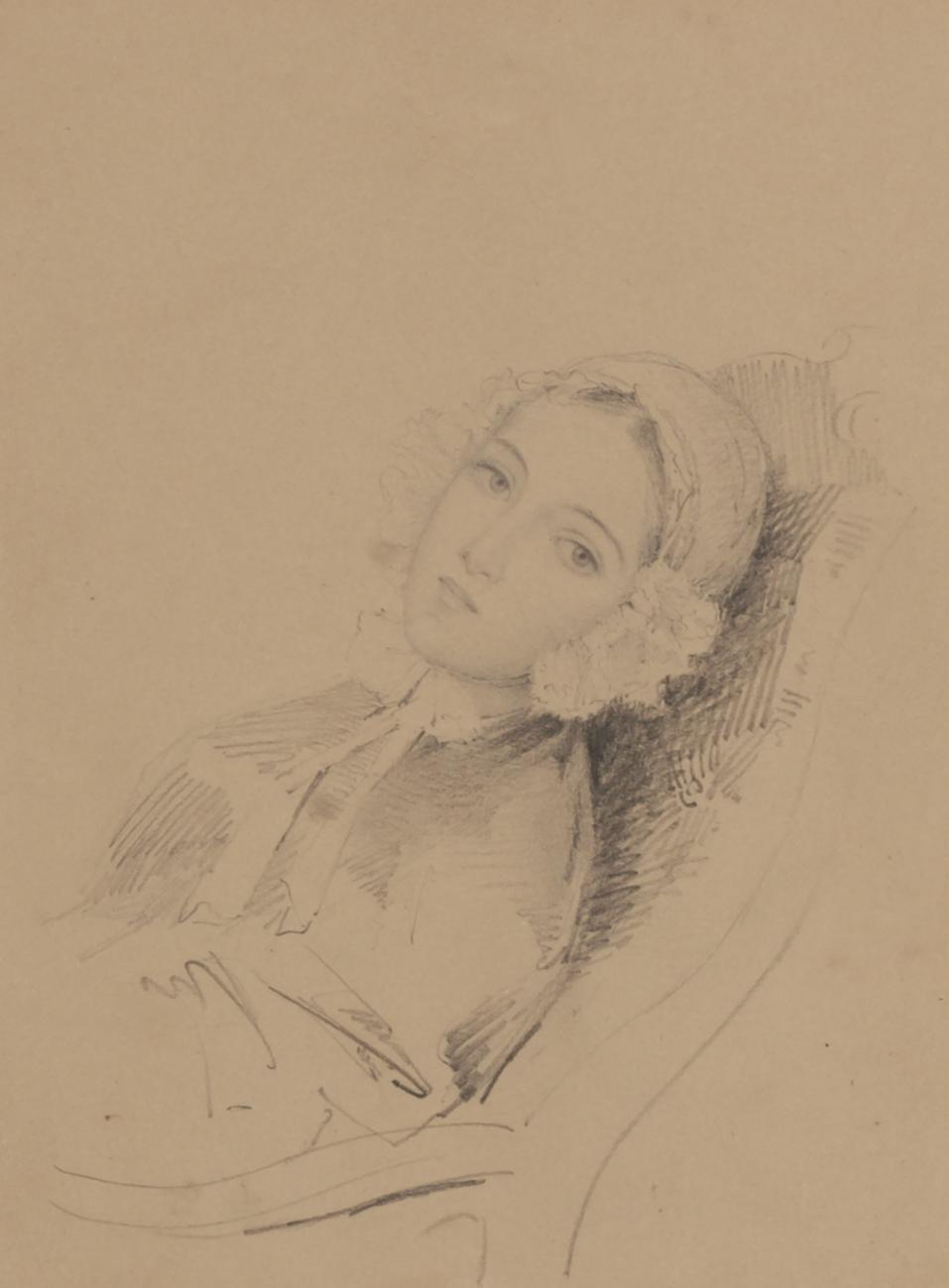Miner Kilbourne Kellogg:Consumptive Young Lady of New Orlean,16x12"(A3)Poster