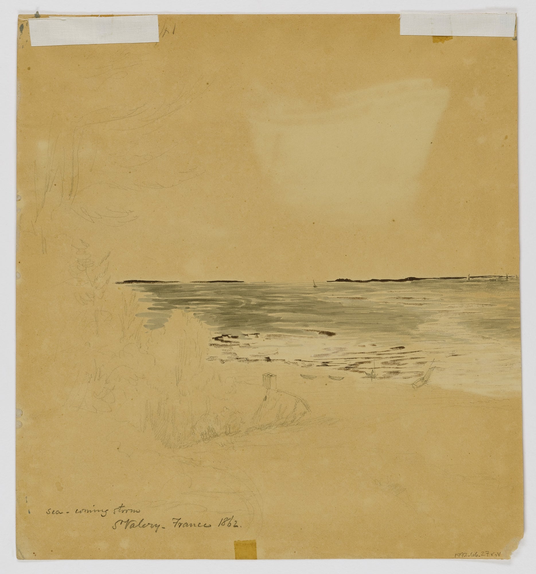Miner Kilbourne Kellogg:Sea, Coming Storm, St. Valery,16x12"(A3)Poster